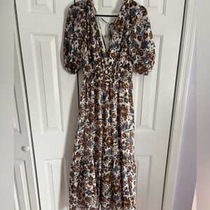 Abercrombie floral maxi dress